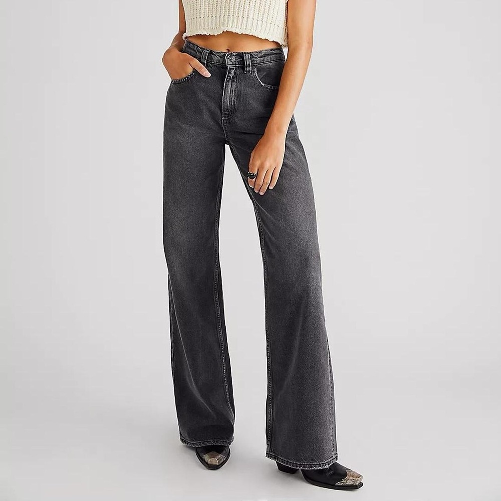 We The Free Tinsley Baggy High-Rise Jeans Cargo Style